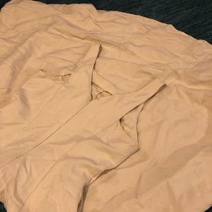 Cream banana republic maxi dress